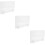3Sets Transparent Acrylic Memo Board Creative Tabletop Writing Board 10