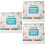 3Pcs Multi Color Paper Note Desk Calendar Decorative Monthly Organizer 8