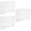 3Sets Transparent Acrylic Memo Board Creative Tabletop Writing Board 8