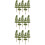 15Pcs Artificial Mini Trees Green Plastic Model for Kids Scene Layout 10