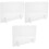3Sets Transparent Acrylic Memo Board Creative Tabletop Writing Board 5