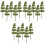 15Pcs Artificial Mini Trees Green Plastic Model for Kids Scene Layout 5