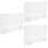 3Sets Transparent Acrylic Memo Board Creative Tabletop Writing Board 7