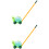 2Pcs Cute Green ABS Bubble Maker Toy Handheld Bubble Blowers for Kids 6