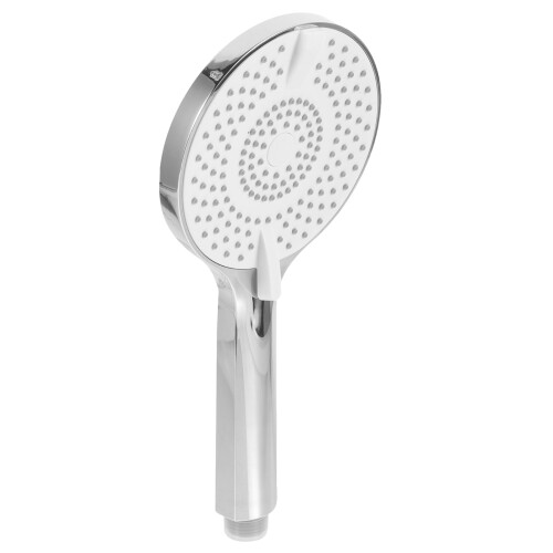 3Pcs Lightweight Handheld Shower Head White Plastic for Bath Supplies