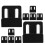 40Pcs Black Stainless Steel Wall Tile Hangers Robust Mounting Brackets 2