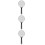 3Pcs Lightweight Handheld Shower Head White Plastic for Bath Supplies 10