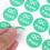 3000Pcs Green Qc Passed Labels Warehouse Adhesive Stickers 6