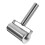 2Pcs Silver Stainless Steel Dough Roller Pin Convenient Baking Tool 1