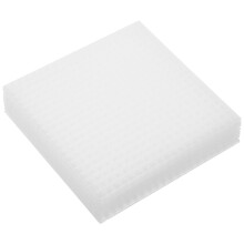 40Pcs White Plastic Mesh Pads Durable for Crochet Stitching and Craft