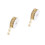 2Pcs Durable Golden Polyester Snowflake Ribbon for Wrapping and Crafts 5