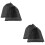 4Pcs Black Polyester Mesh Pump Filter Bag Drawstring for Pond Pool 7