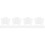 40Pcs White Plastic Mesh Pads Durable for Crochet Stitching and Craft 6