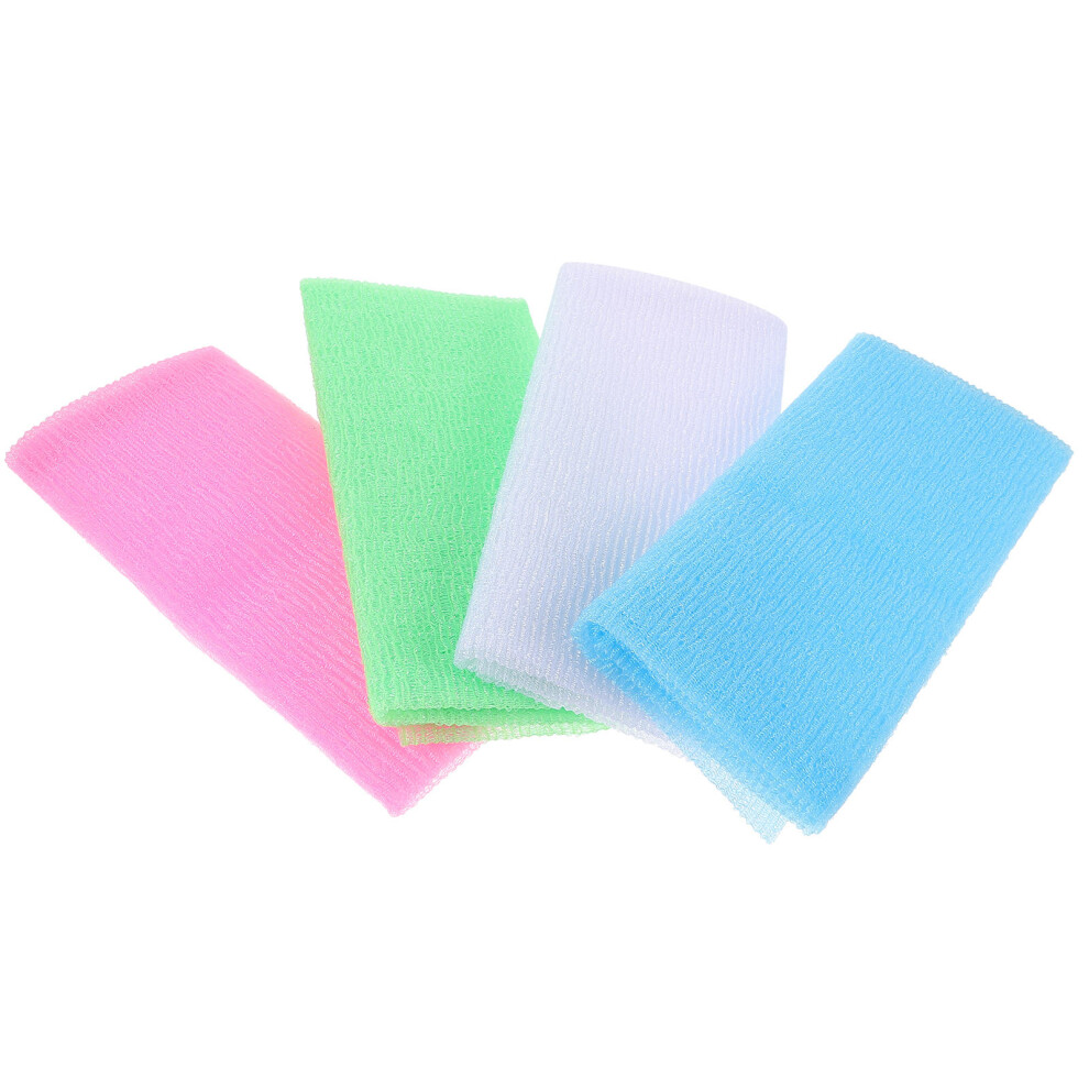 Aboofan 12Pcs Exfoliating Body Scrubber Nylon Shower Cloths For Full Body Use