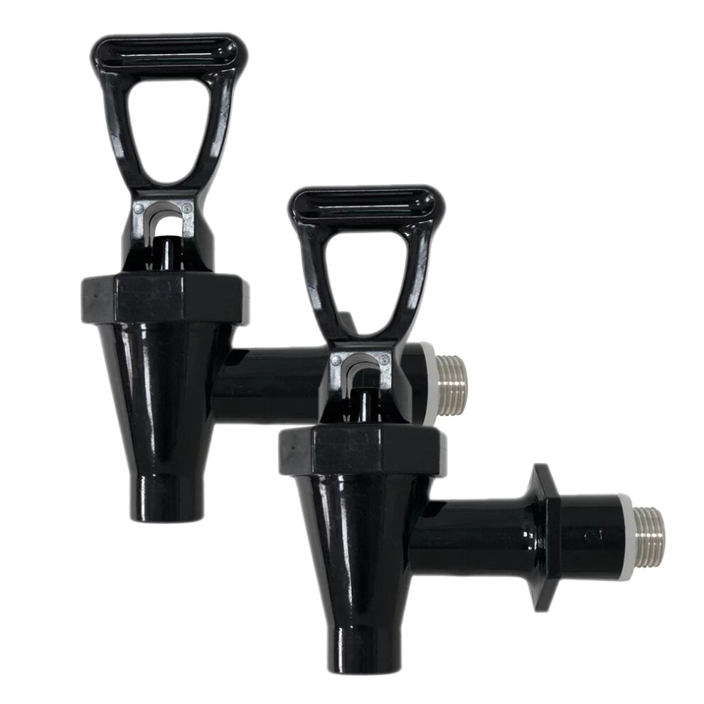 10Pcs Black Stainless Steel Water Barrel Faucets Home Bucket Spigots 603215297472