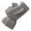4Pcs Grey Resin Moai Statue Glasses Display Stand Tabletop Decor 2