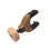 2Pcs Light Brown Guitar Wall Mount Hangers Bamboo Hooks 3