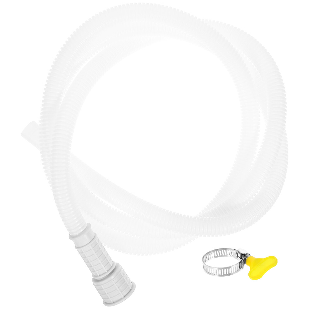 2Pcs White Flexible Pvc Drain Hose Replacement For Mini Split Units 3032364490934