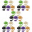 25Pcs Assorted Silicone Straw Tops Simple Straw Caps for Daily Use 10
