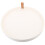 3Pcs Small Bathroom Tray White Plastic Circle Vanity Storage Holder 3