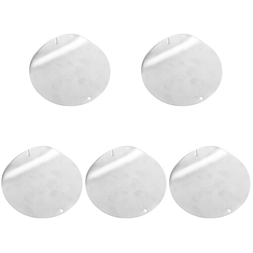 5Pcs Silver Spoon Rest Kitchen Scoop Holder for Countertops 2