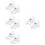 4Sets No-Drill Curtain Rod Brackets Wall Mount Hook for Kitchen Office 8