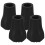 16Pcs Sturdy Trekking Pole Protective Tips Black Walking Stick Feet 2