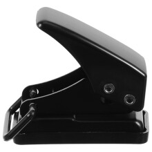 2Pcs Portable Black Manual Hole Puncher for Craft Papers Planner