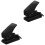 2Pcs Portable Black Manual Hole Puncher for Craft Papers Planner 5
