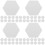 96Pcs Silver Acrylic Mirror Decals Self-Adhesive for Home Decoration 7