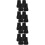 16Pcs Sturdy Trekking Pole Protective Tips Black Walking Stick Feet 10