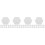 96Pcs Silver Acrylic Mirror Decals Self-Adhesive for Home Decoration 6