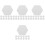 96Pcs Silver Acrylic Mirror Decals Self-Adhesive for Home Decoration 5