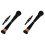 2Pcs Black Double Sided 4 in 1 Makeup Brush Travel Set 2