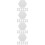 96Pcs Silver Acrylic Mirror Decals Self-Adhesive for Home Decoration 10