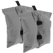 4Pcs Grey Oxford Cloth Tent Weights Bag for Canopy Legs Outdoor Patio