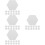 96Pcs Silver Acrylic Mirror Decals Self-Adhesive for Home Decoration 9