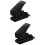2Pcs Portable Black Manual Hole Puncher for Craft Papers Planner 9