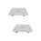 2Pcs Rocking Plastic Footrest Under Desk Baby Foot Stool Grey 9