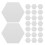 96Pcs Silver Acrylic Mirror Decals Self-Adhesive for Home Decoration 1