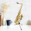 2Pcs Portable Saxophone Display Bracket Foldable Anti-Slip Black Stand 6