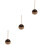 3Pcs Khaki Coconuts Shell Resting Bird House Hanging Nest for Breeding 6