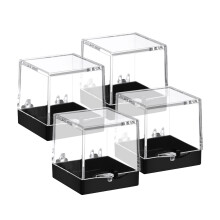 20Pcs Plastic Clear Specimen Storage Boxes Ideal for Mineral Display