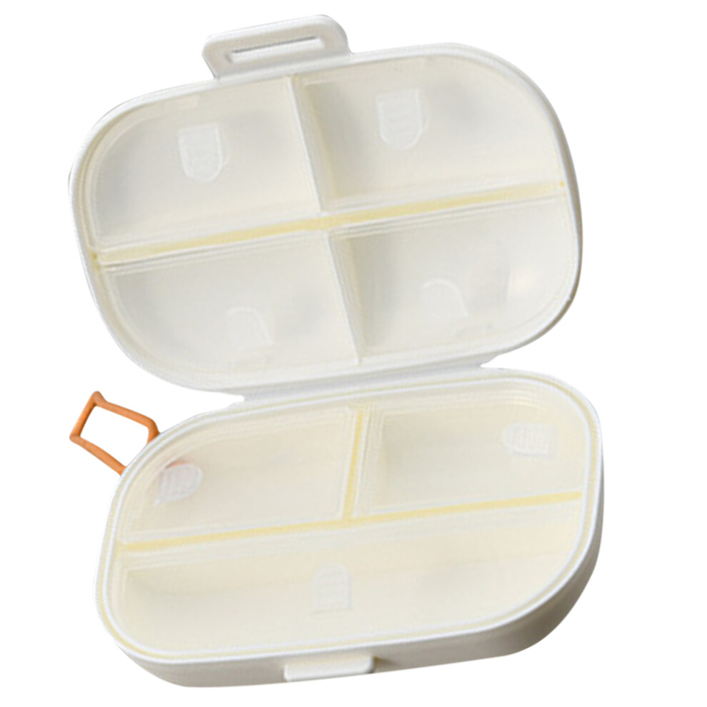 Artibetter 4Pcs Wear-Resistant Pp Medicine Case Portable Daily Organizer