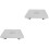 2Pcs Rocking Plastic Footrest Under Desk Baby Foot Stool Grey 5