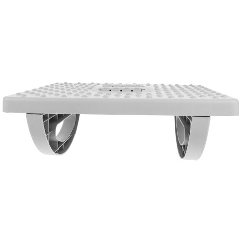 2Pcs Rocking Plastic Footrest Under Desk Baby Foot Stool Grey 1