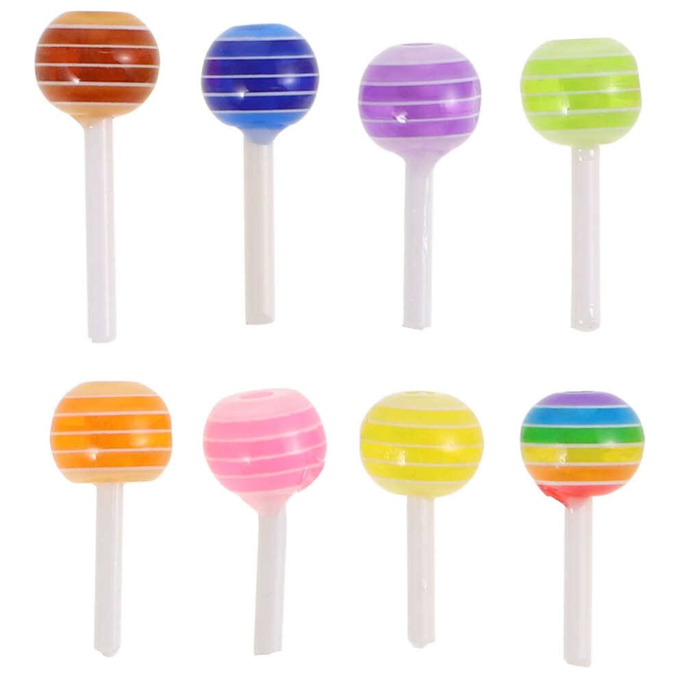 Villcase 125Pcs Assorted Resin Nail Decors Candy Style Diy Manicure Supply