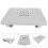 2Pcs Rocking Plastic Footrest Under Desk Baby Foot Stool Grey 11