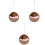 3Pcs Natural Parrot Nest Coconuts Shell Hanging Bird Bed with Pad 5