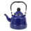 2Pcs Blue Enamel Teakettle Durable Water Boiling Kettle for Kitchen 1